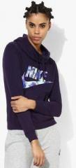 Nike As W Nsw Fnl Flc Gx2 Purple Hoodie women