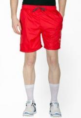 Nu9 Solid Red Shorts men