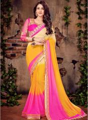 Online Fayda Multicoloured Embellished Saree women