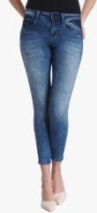 Only Blue Low Rise Skinny Jeans women