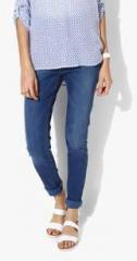 Only Blue Washed Mid Rise Regular Fit Jeans women
