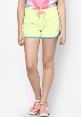 Only Green Printed Shorts women