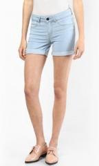 Only Light Blue Washed Shorts women