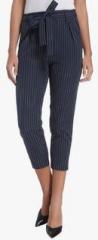 Only Navy Blue Striped Chinos women