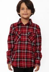 Oxolloxo Red Casual Shirt boys
