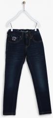 Pepe Jeans Navy Blue Mid Rise Slim Fit Jeans girls