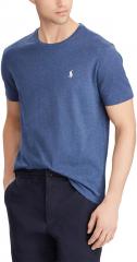Polo Ralph Lauren Blue Solid Round Neck T Shirt men