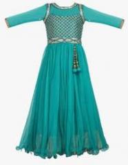 Priyank Green Party Dress girls