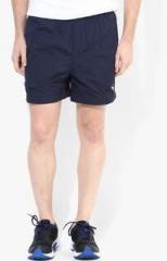 Puma Esswoven5 Navy Blue Solid Shorts men