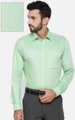 Raymond Green Slim Fit Self Design Formal Shirt men