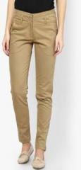 See Designs Brown Solid Chinos women