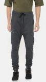 SKULT by Shahid Kapoor Charcoal Grey Slim Fit Joggers