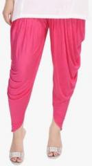 Soundarya Pink Solid Heram Pant women