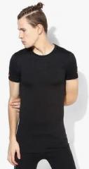 Superdry Black Printed Round Neck T Shirt men