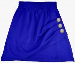 Sweet Angel Blue Solid A Line Knee Length Skirt girls