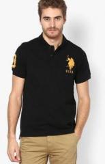 U S Polo Assn Black Polo T Shirt men