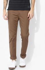 U S Polo Assn Brown Solid Chinos men