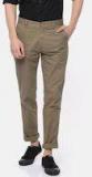 U S Polo Assn Brown Solid Regular Fit Chinos men