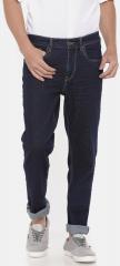 U S Polo Assn Denim Co Blue Delta Slim Fit Mid Rise Clean Look Stretchable Jeans men