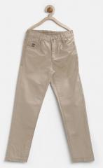 U S Polo Assn Kids Khaki Solid Regular Fit Regular Trouser boys