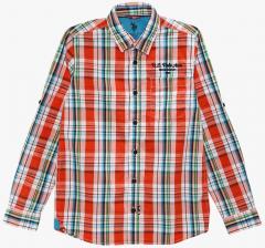 U S Polo Assn Kids Multi Checked Regular Fit Casual Shirt boys