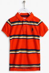 U S Polo Assn Kids Orange T Shirt boys