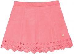 U S Polo Assn Kids Pink Solid A Line Knee Length Skirt girls