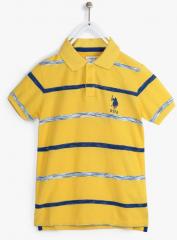 U S Polo Assn Kids Yellow T Shirt boys
