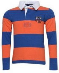 U S Polo Assn Orange Polo T Shirt boys