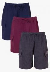 Ultrafit Pack Of 3 Multicoloured Shorts boys