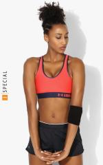 Under Armour Pink Armour Mid Sports Bra 1273504 693 women