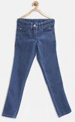 United Colors Of Benetton Blue Regular Fit Stretchable Jeans girls