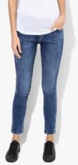 United Colors Of Benetton Blue Washed Jeans women