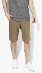 United Colors Of Benetton Brown Solid Shorts men