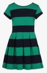 United Colors Of Benetton Green Casual Dress girls