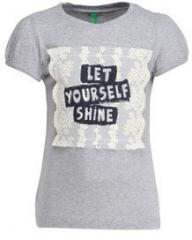 United Colors Of Benetton Grey Casual Top girls