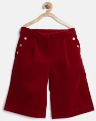 United Colors Of Benetton Maroon Slim Fit Trouser girls