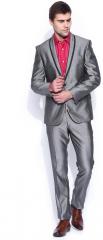 V Dot by Van Heusen Grey Single Breasted Suit
