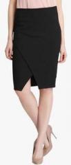 Vero Moda Black Solid Flared Skirt women
