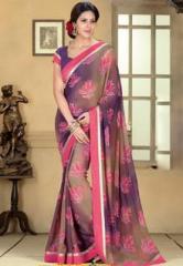 Vishal Multi Color Printed Saree women
