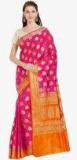 Viva N Diva Pink Printed Saree women
