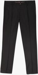 Wills Lifestyle Grey Solid Formal Trousers men