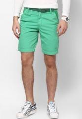 Wym Solid Green Shorts men