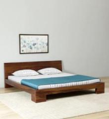 Allie Wood Sheesham Solid Wood King Bed