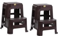 Anmol MOULDED FURNITURE STEP STOOL Pack of 2 Weight Bearing Capacity 150kg Stool