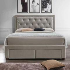 Aprodz Solid Wood Queen Drawer Bed