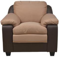 @Home Aria Single Seater Sofa in Brown Colour