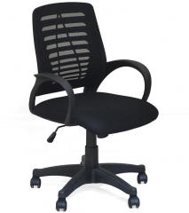 @Home Arrow Mid Back Office Chair in Black colour