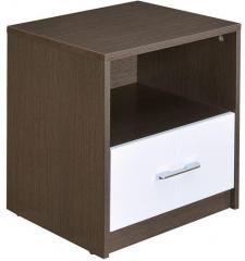 @Home Berry Night Stand in Walnut & White Colour