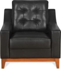 @home By Nilkamal Marissa Half leather 1 Seater Sofa